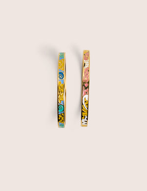 Two Pack of Patterned Bangles