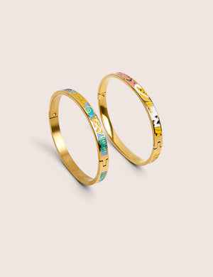 Two Pack of Patterned Bangles