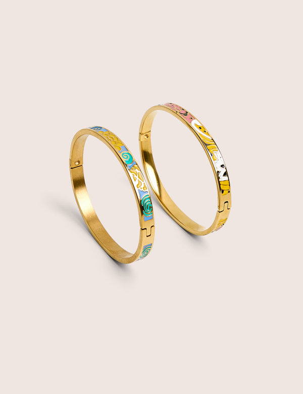 Two Pack of Patterned Bangles