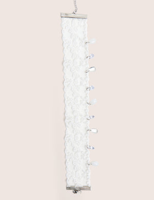 Lace Choker With Embellished Detail