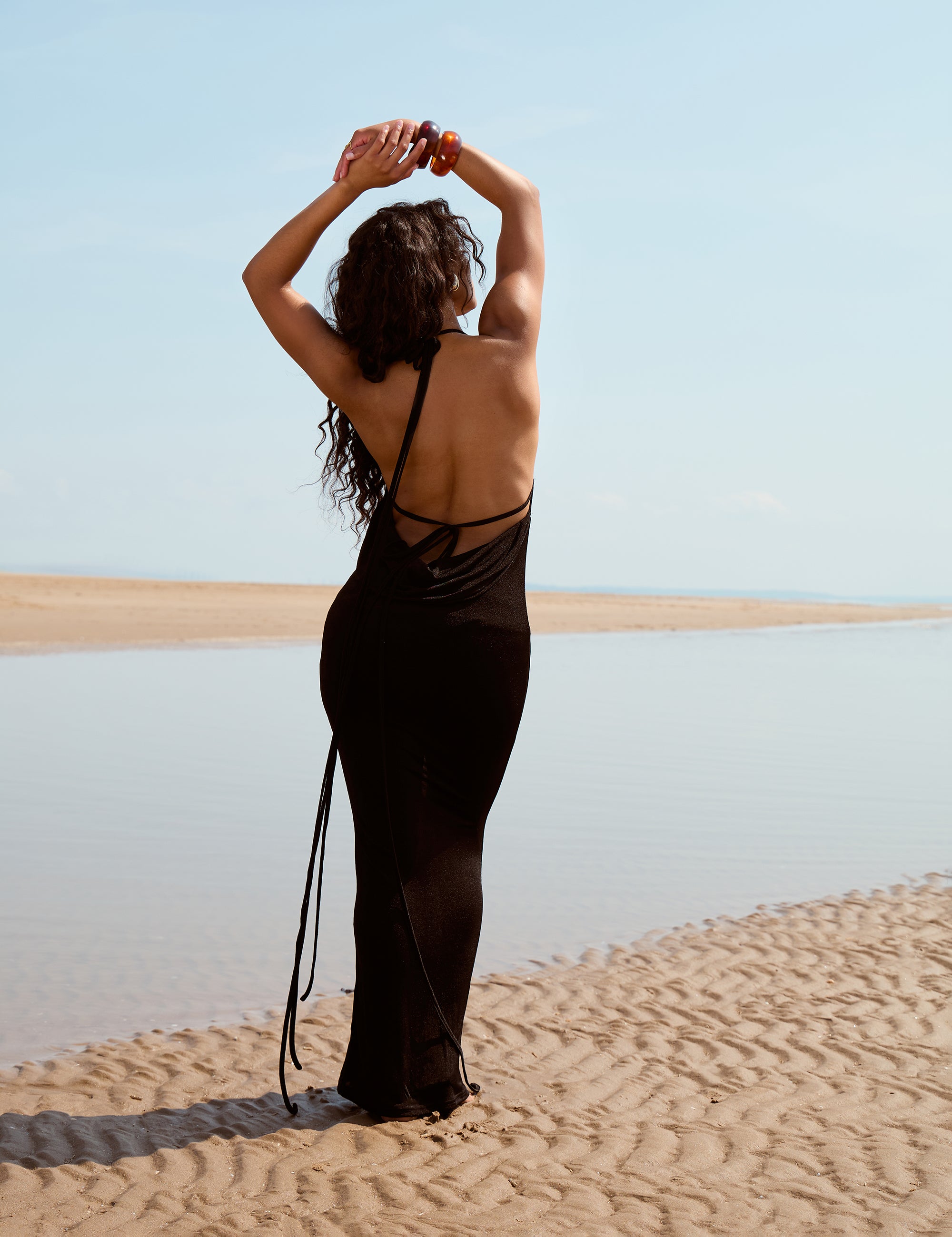 Low open back maxi dress black | Public Desire Low open back maxi dress black | Public Desire