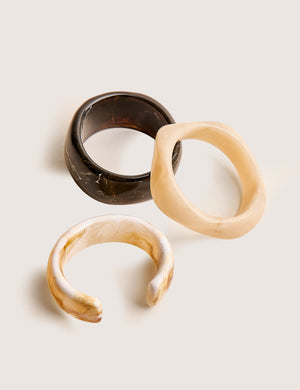3 Pack Cuff & Classic Bangle Set Multi