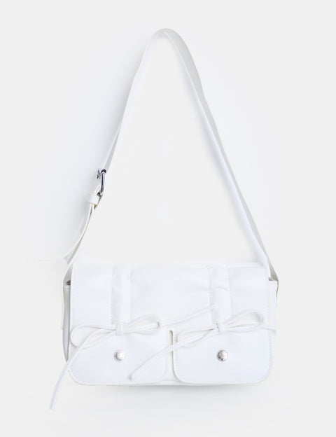 white handbag