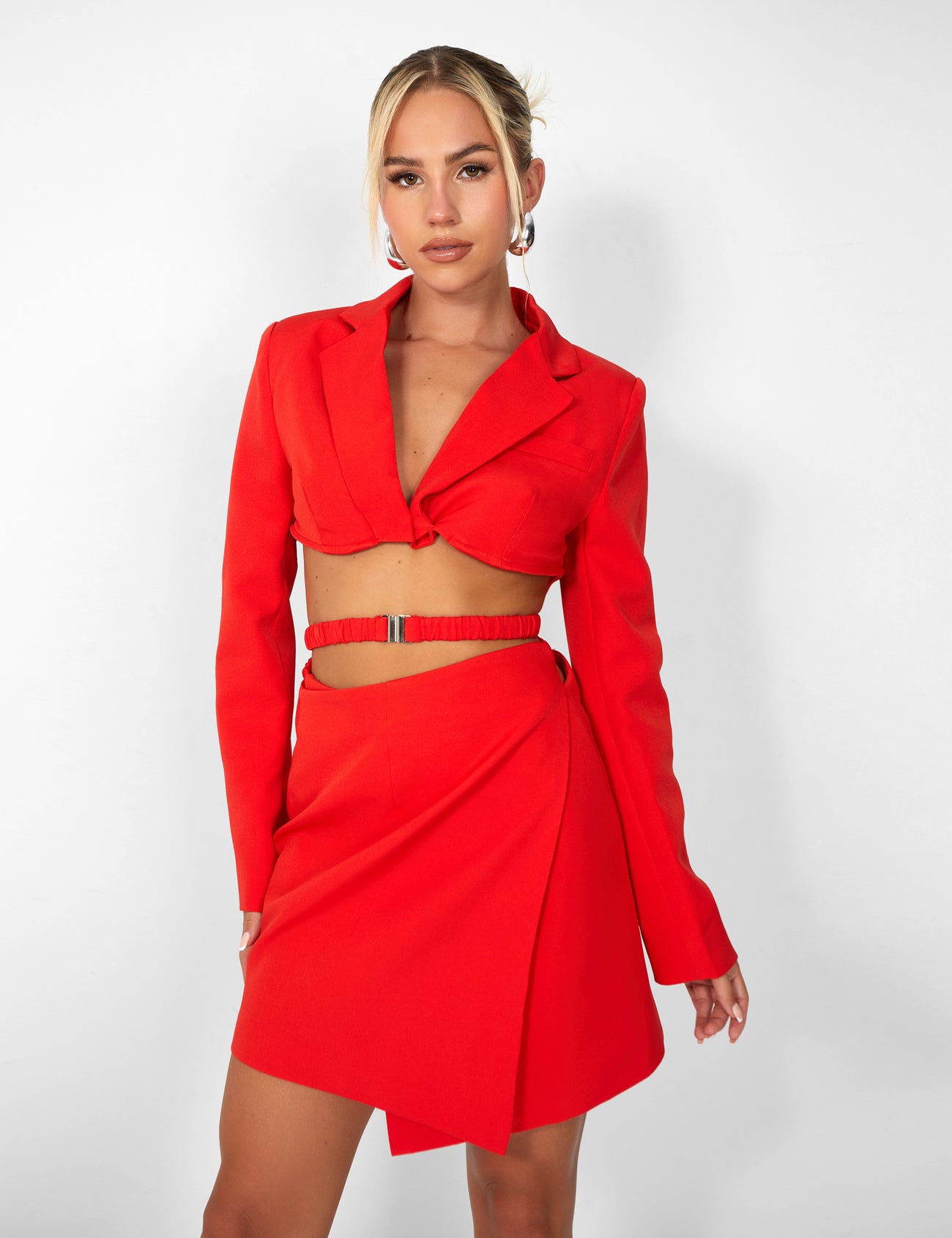 Save Big on Public Desire Dresses with These Discount Codes 5 Public Desire KAIIA WRAP WAIST MINI BLAZER DRESS IN RED