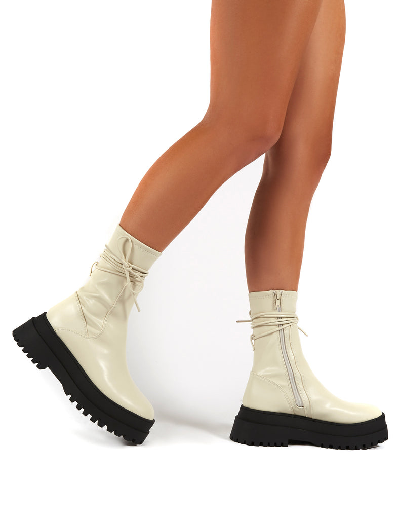 Public desire on sale lace up boots