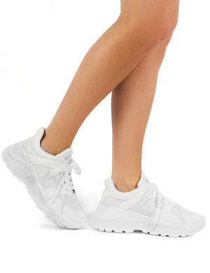 Hail White Chunky Trainer