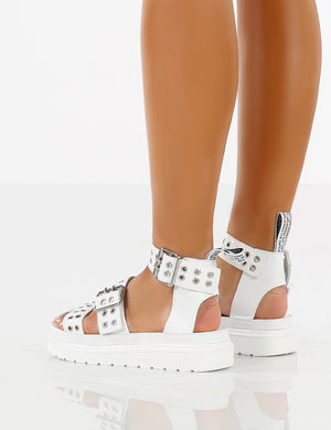 Studded hotsell buckle sandals