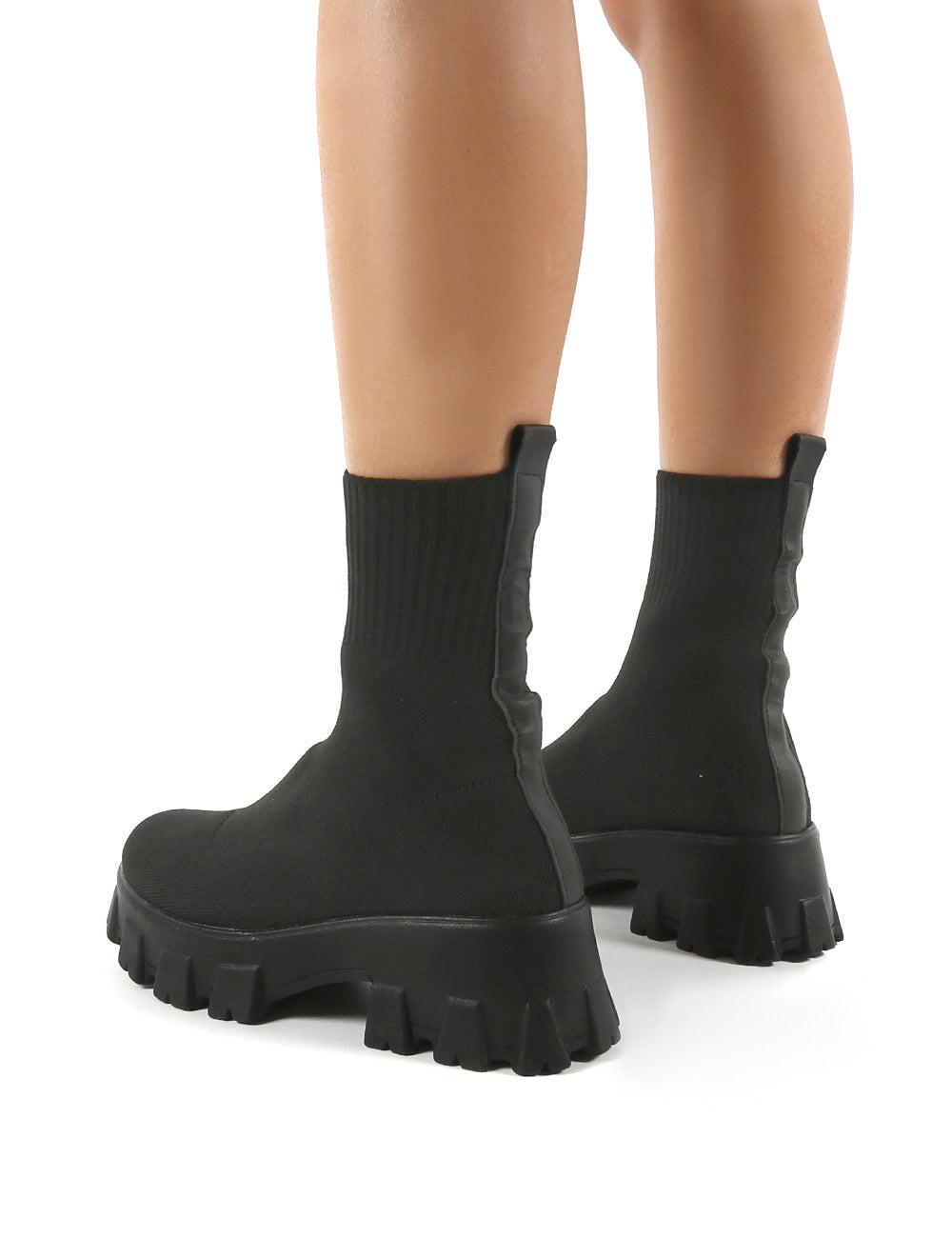 Public desire black sock boots on sale