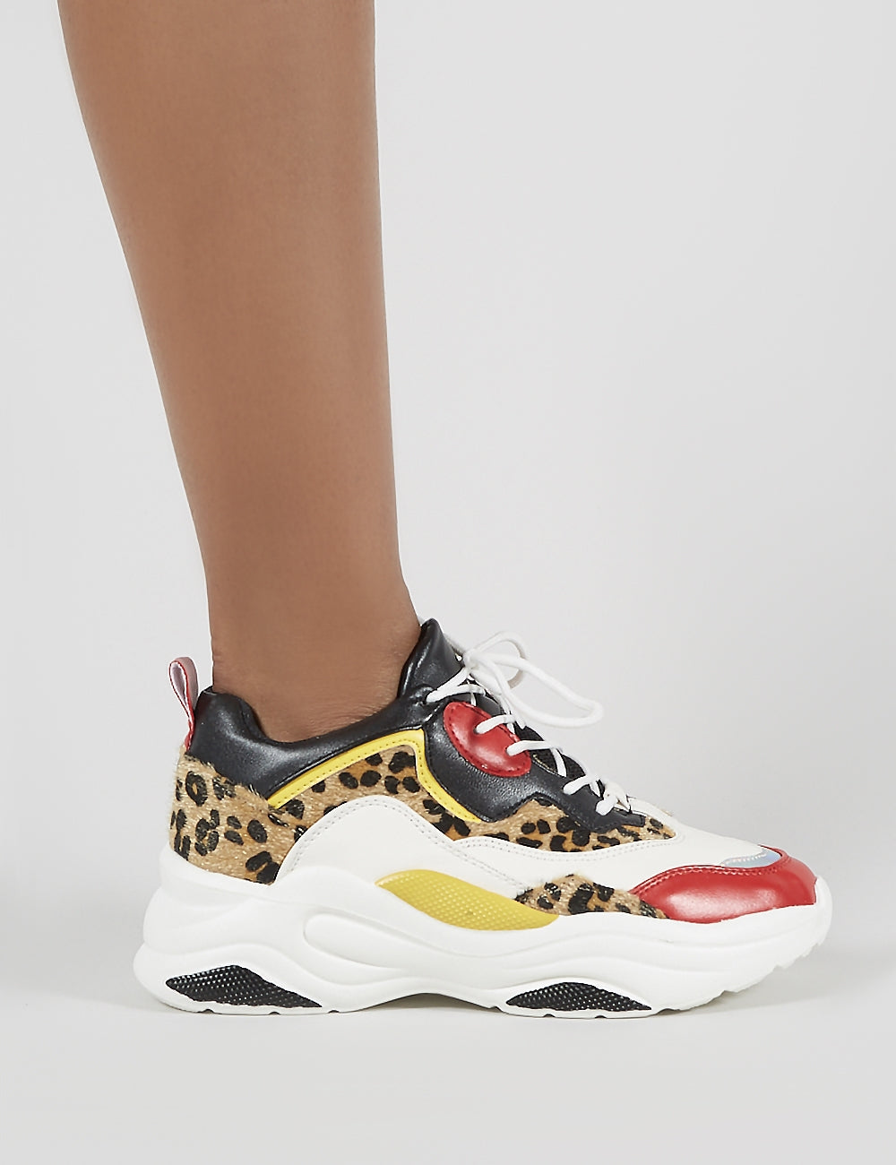 Chunky sneakers animal sales print