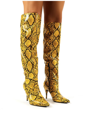 Cheap snakeskin boots best sale