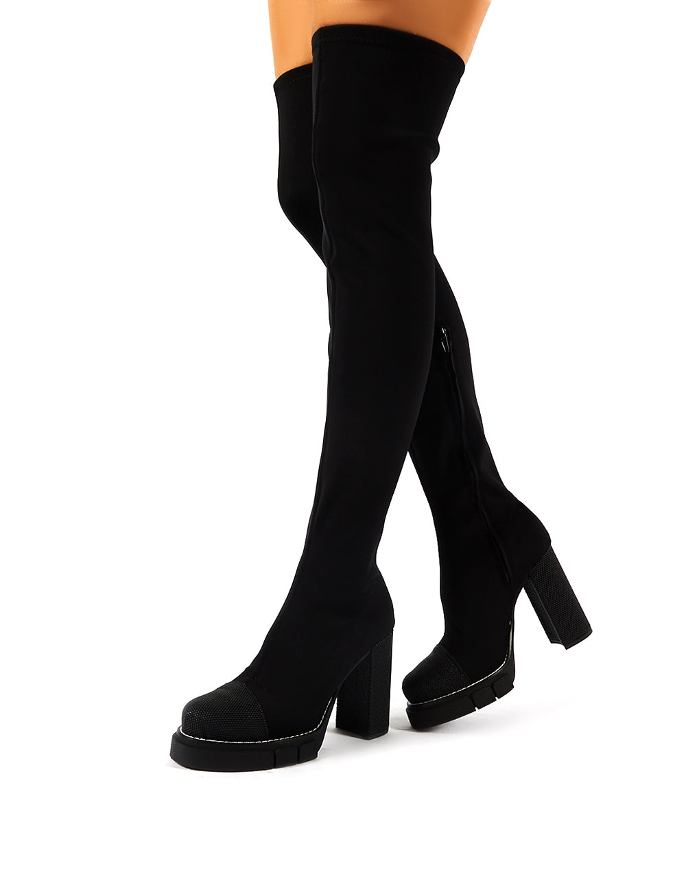 Public desire over the knee boots discount