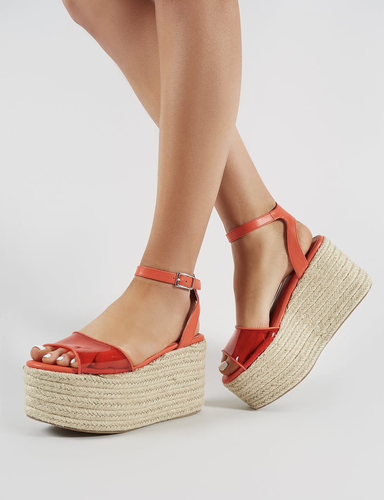 Perspex espadrilles on sale