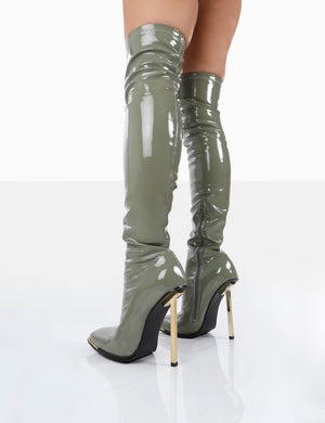 Public desire patent boots hot sale