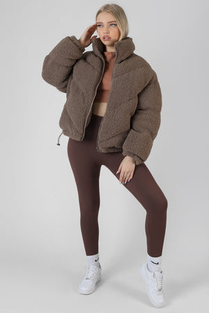 Borg puffer on sale