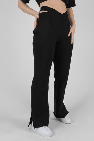 Straight leg sales jogging bottoms