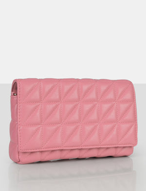 The Kahlo Pink Gold Chain Shoulder Mini Bag