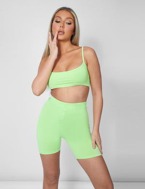 Cycling Short Lime