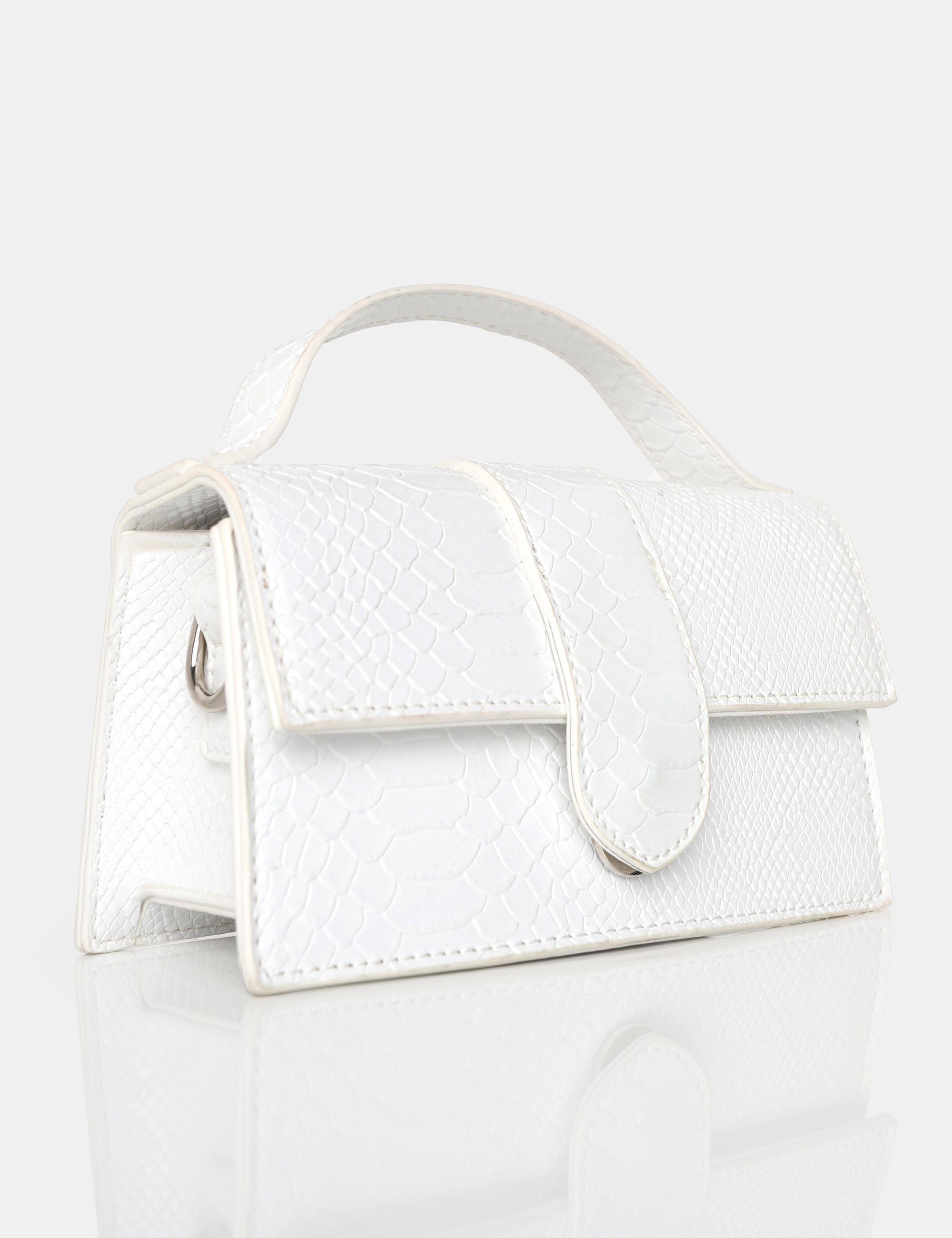 White croco bag online