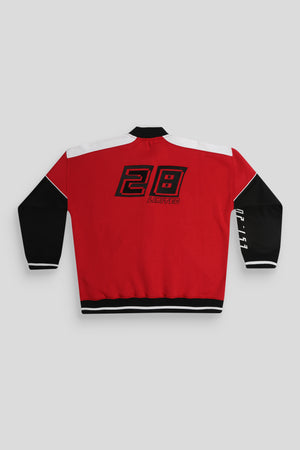 Motocross Bomber Jacket Red