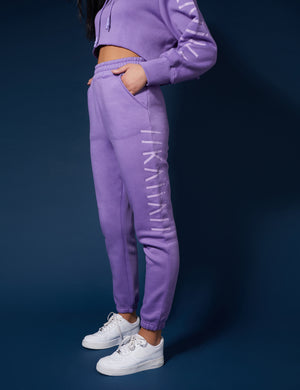 Kaiia Slogan 90'S Joggers Violet