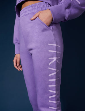 Kaiia Slogan 90'S Joggers Violet