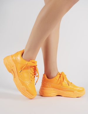 Chunky sales neon trainers