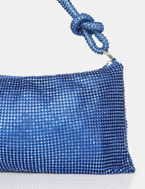 The Lillia Blue Diamante Bag