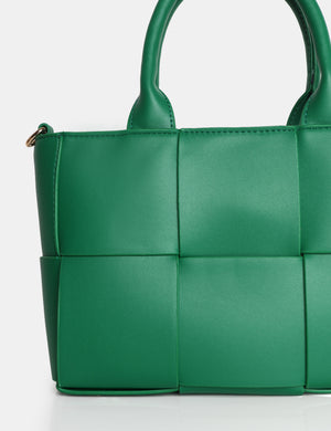 The Rumi Green Small Tote Handbag