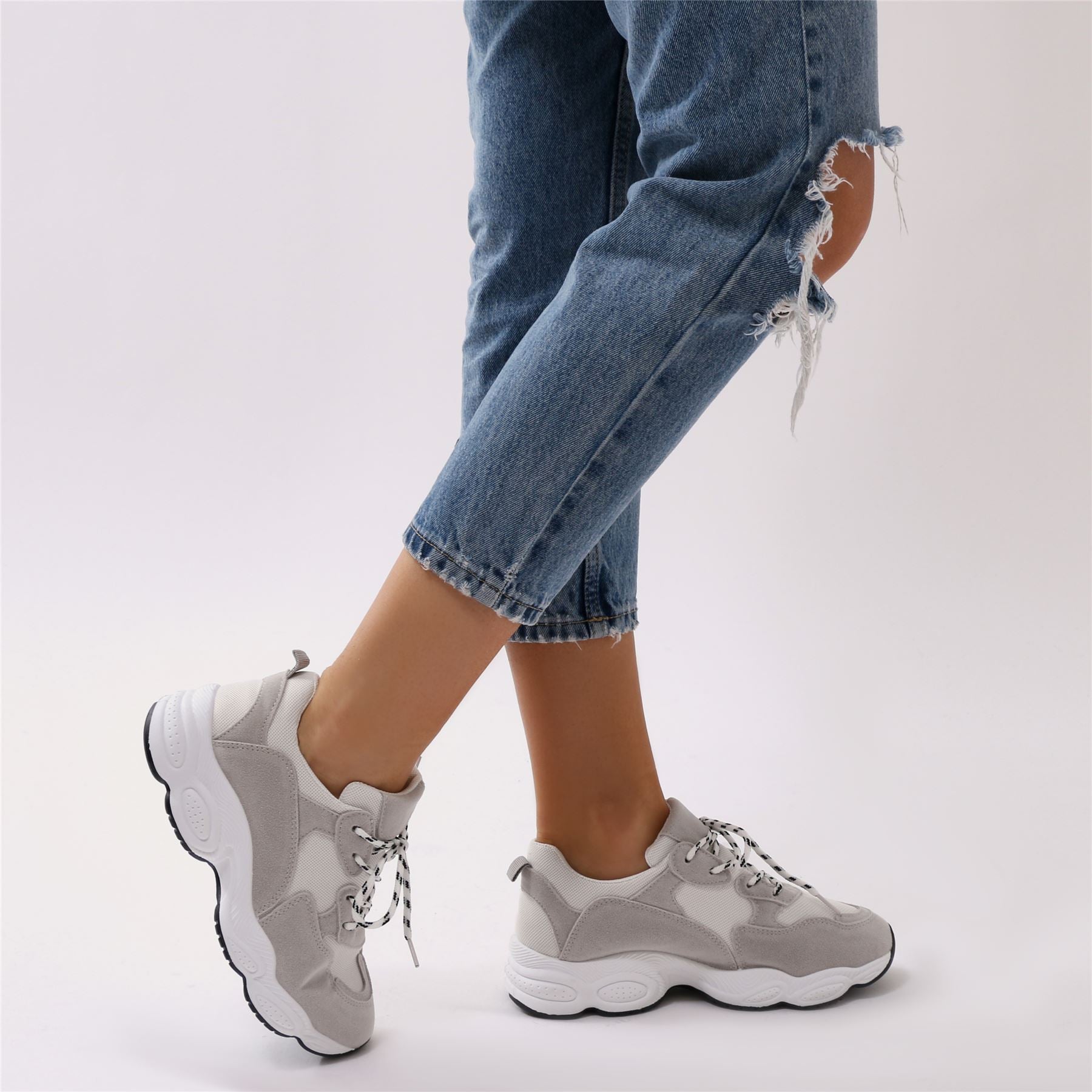 Sick Chunky Trainers Grey Public Desire