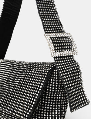 The Luella Black Diamante Bag