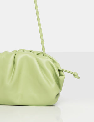 The Breccan Olive Green PU Grab Bag