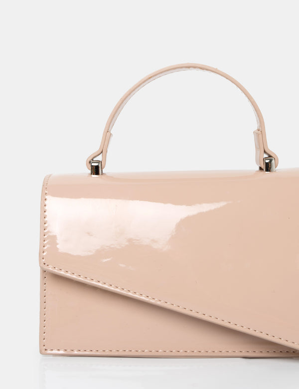 The Penny Nude Patent Mini Bag