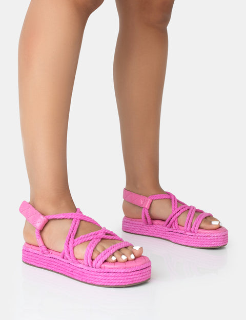 Pink Flat Shoes