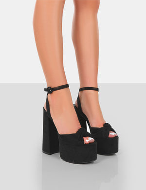 Open to suggestions faux suede sandal sale