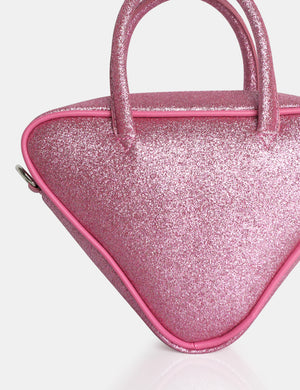 Sparkly pink bag on sale
