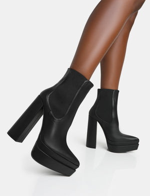 Platform pointed toe boots sale