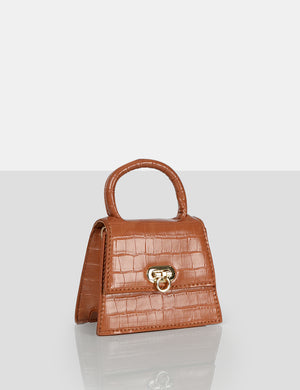 The Lilly Tan Textured Mini Bag