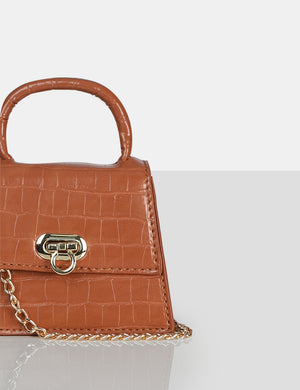 The Lilly Tan Textured Mini Bag