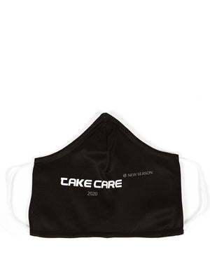 Black Take Care Slogan Fashion Face Mask