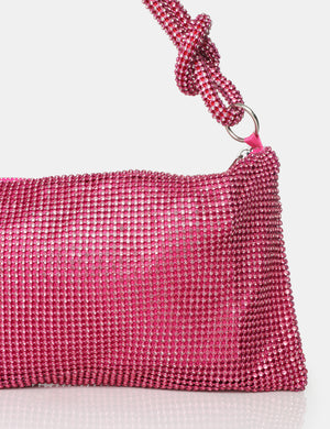 The Lillia Pink Diamante Bag