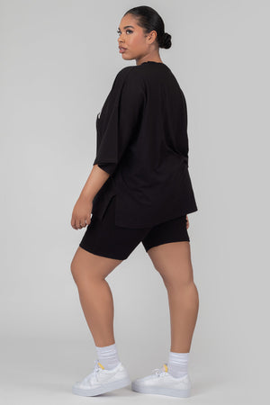 Curve Vintage Boxy T-Shirt Black