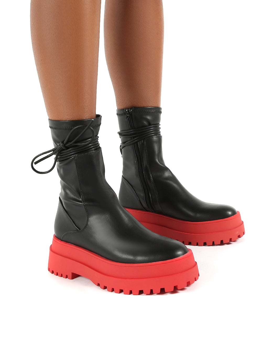 Public desire on sale red boots