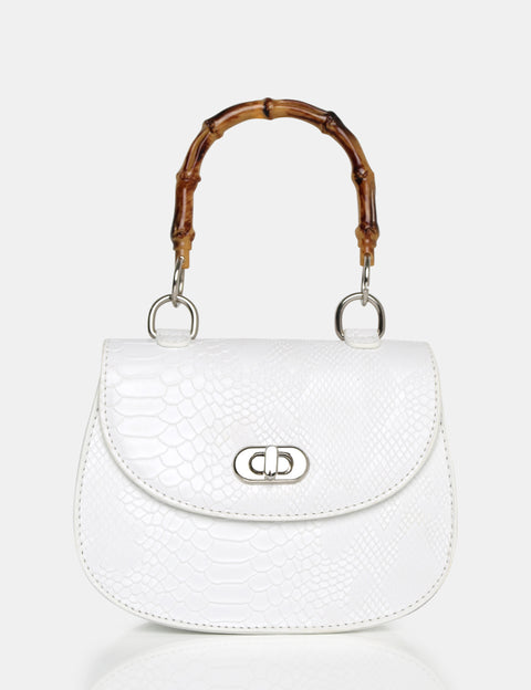 white handbag