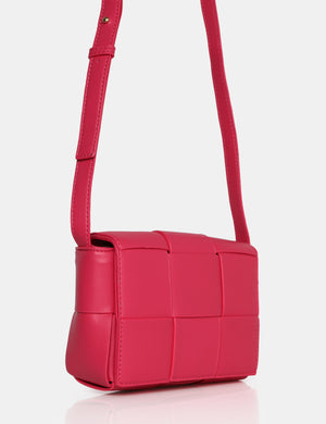 The Gianna Bright Pink Mini Crossbody Shoulder Bag