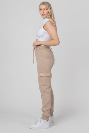 Cargo Joggers Light Taupe
