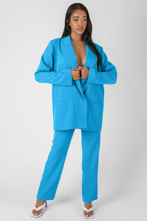 Oversized Blazer Blue