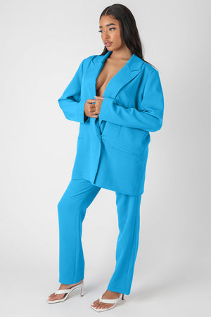 Oversized Blazer Blue