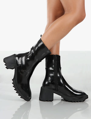Heeled wellies sales