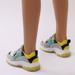 Switch Chunky Trainers Green