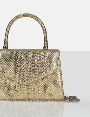 The Astrid Gold Textured Mini Bag